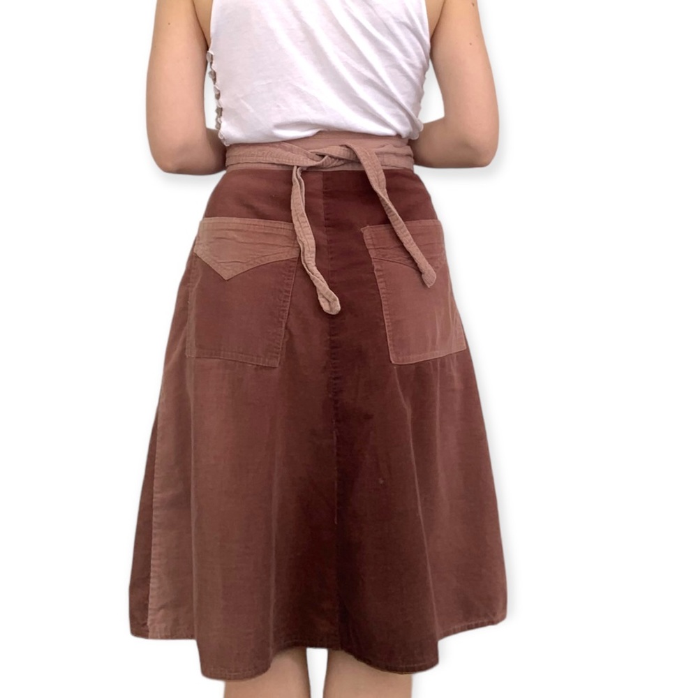 70s Corduroy Jacket and Wrap Skirt Vintage Cotton Young Timers S - Picture 8 of 11